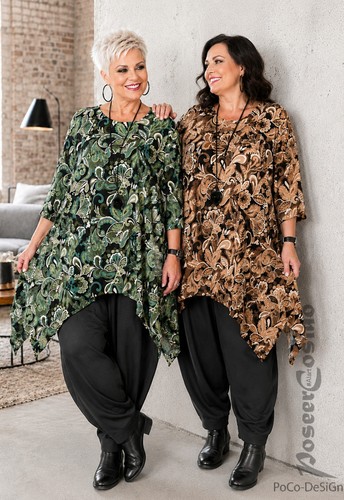 Lagenlook tunika bluse - tunika,