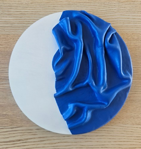 Wandskulptur blue sea unikat - wandskulptur,
