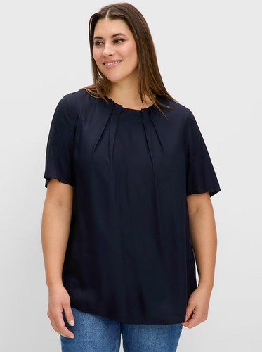 Tunika blau sheego damen - blau,