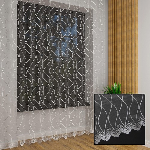 Store gardine marquisette - gardine,