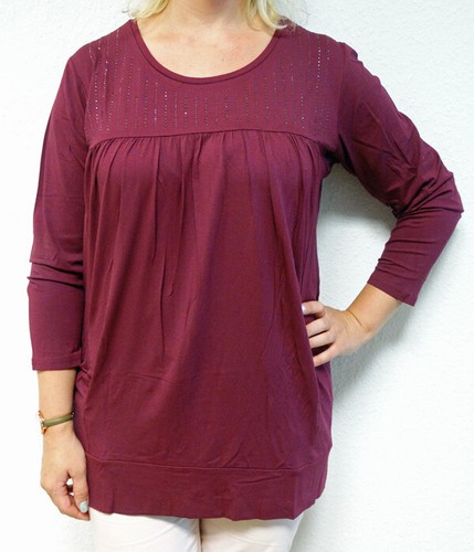 Langarmshirt rot damen - langarmshirt, 44